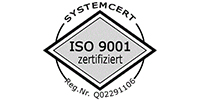 Bildlink Logo der ISO 9001 Zertifizierung