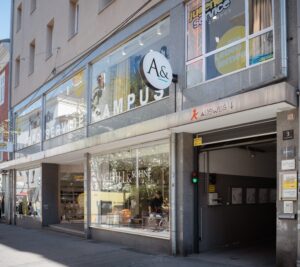 Gebäudeansicht der Regionalstelle Linz